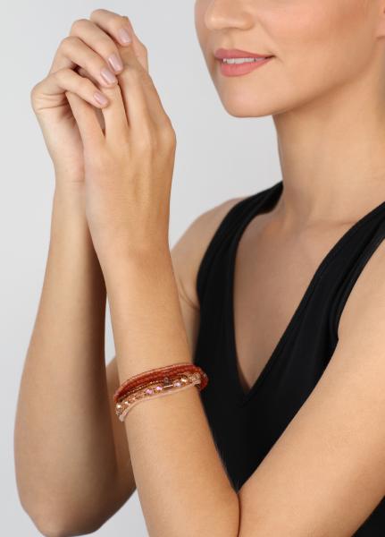 brown - Petit Glamour d'Afrique - Konplott bracelet
